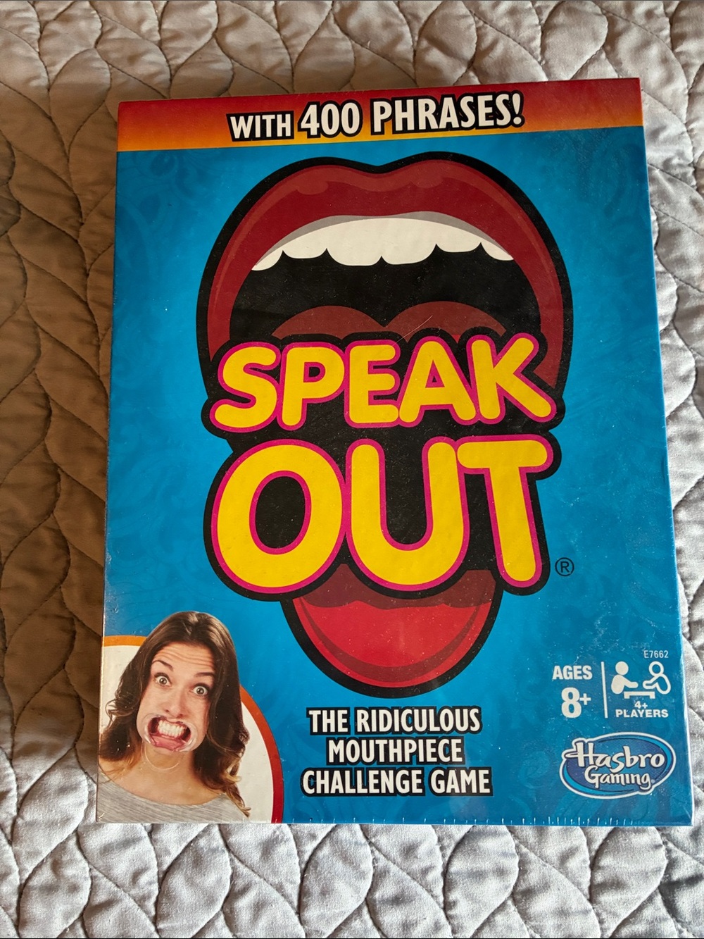 Hasbro Speak Out Party Game - Blue and Yellow